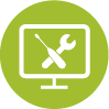 Icon digitales Servicemanagement