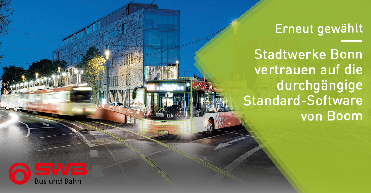 Stadtbild mit Bus und Straßenbahn. Foto: SWB/Martin Magunia