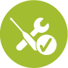 Icon for effective and efficient maintenance